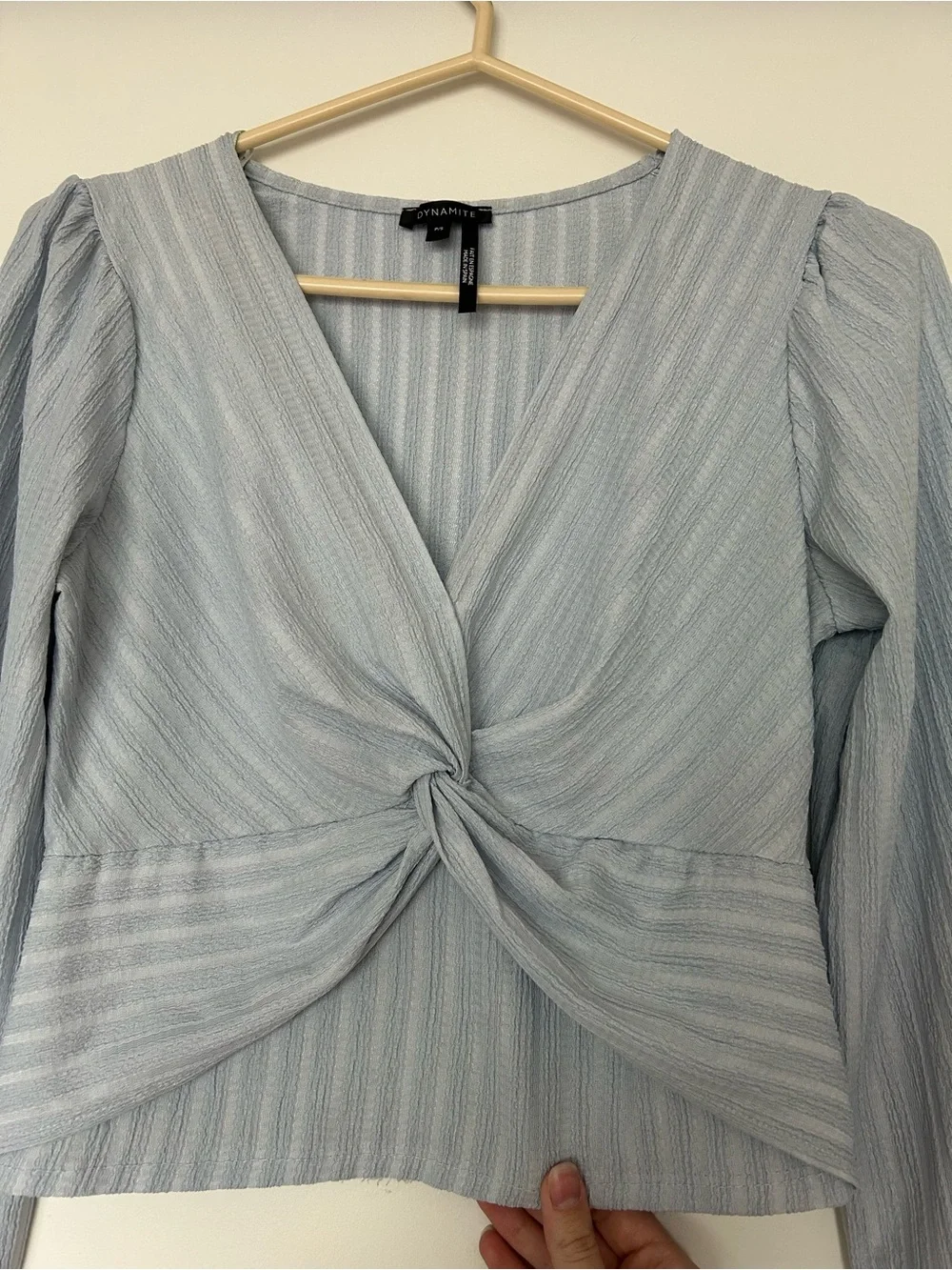 Dynamite long sleeve blouse sz S - Picture 4 of 13
